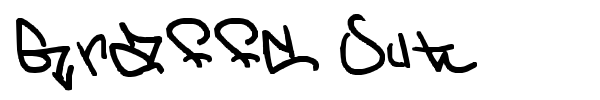 Graffd Out font preview